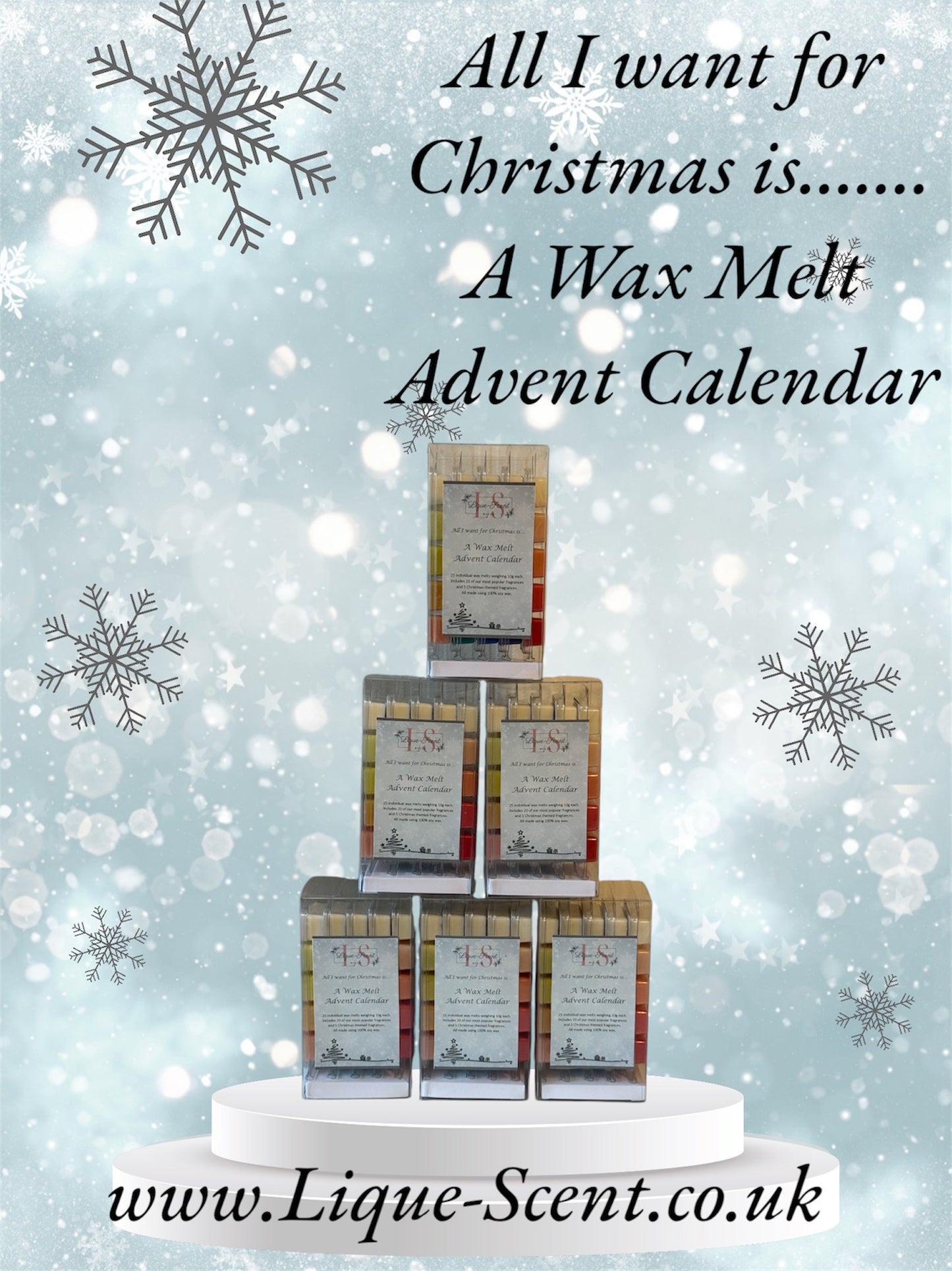 25 Day Christmas Advent Calendar Snap Bars Gift